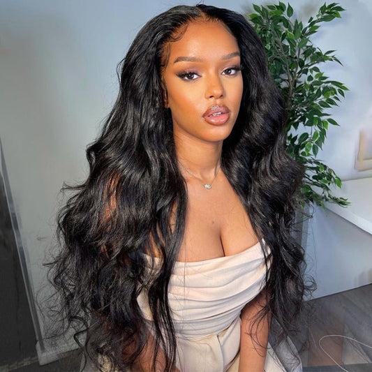 Body Wave Hair Glueless 5x5 HD Lace Closure Wig 100% Virgin Human Hair Wigs